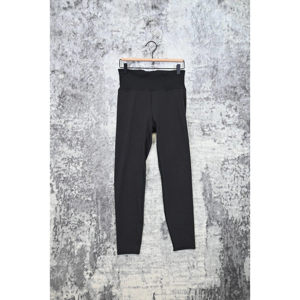 Vuori Black Rib Studio Leggings Size L Large